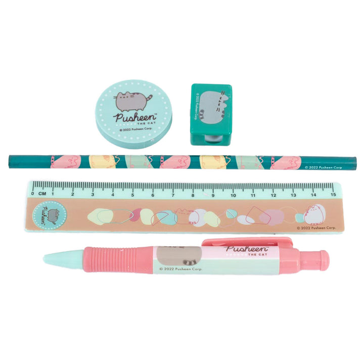 Pusheen 5pc Stationery Set by Entertainment>TV Series>Pusheen