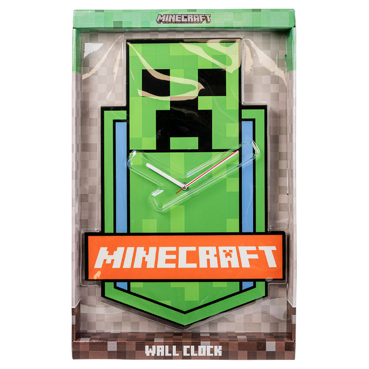 Minecraft XL Premium Metal Wall Clock by Minecraft