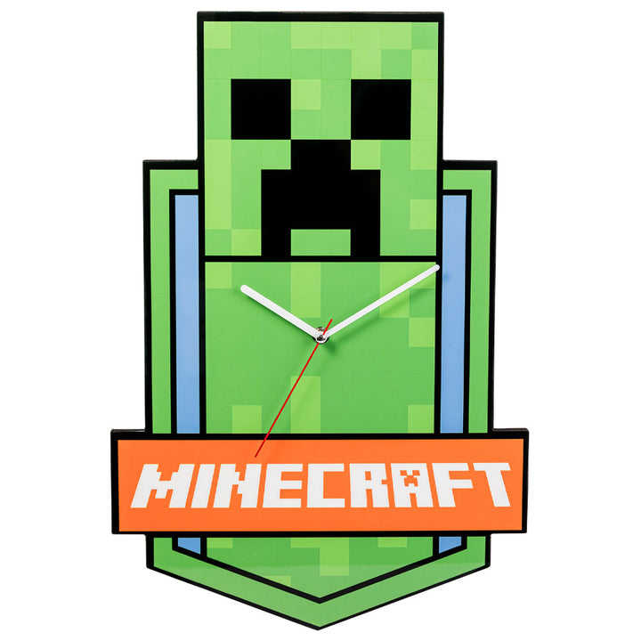 Minecraft XL Premium Metal Wall Clock by Minecraft