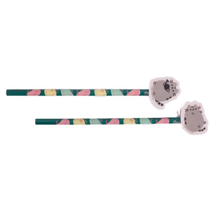 Pusheen 2pk Pencil & Topper Set by Entertainment>TV Series>Pusheen