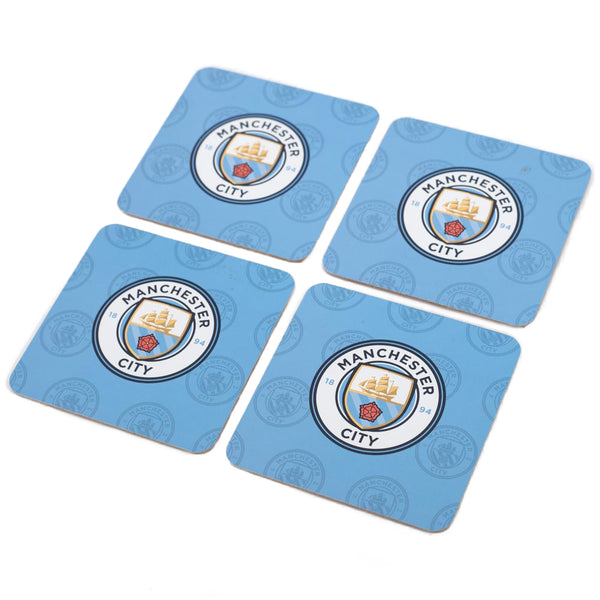 Manchester City FC 4pk Cork Coaster