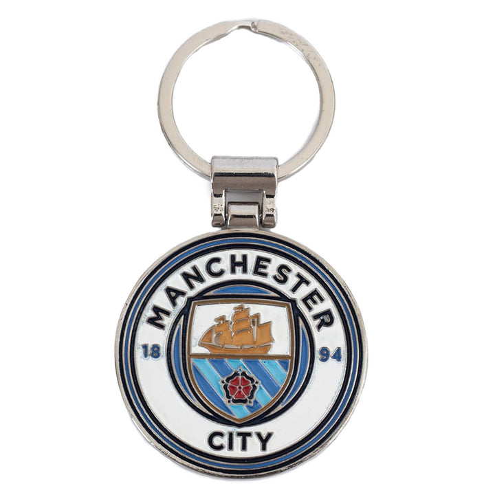 Manchester City FC Executive Crest Keyring by Football>Premier League>Manchester City FC