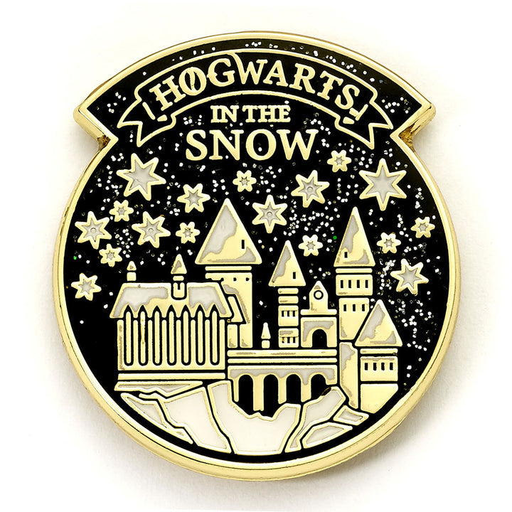 Harry Potter Hogwarts Winter Greetings Card with Badge by Entertainment>Movies>Harry Potter