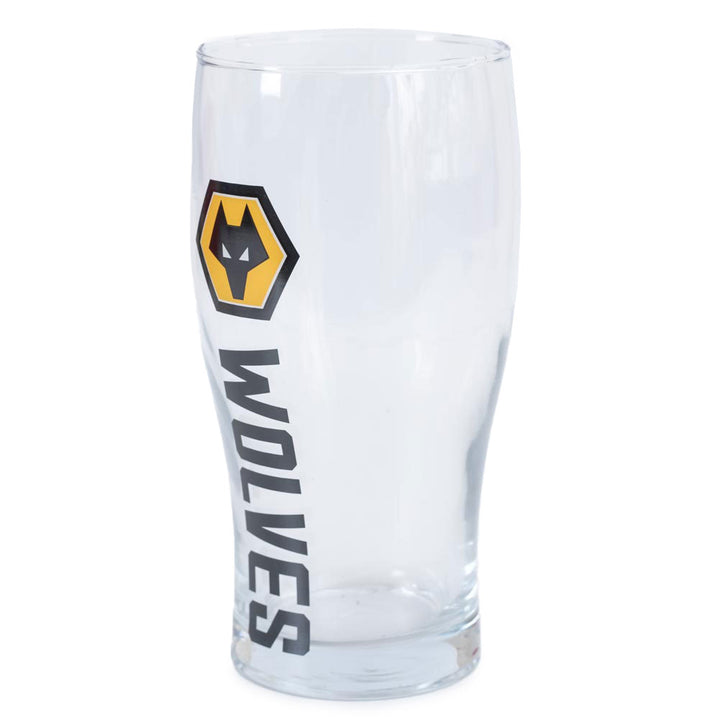 Wolverhampton Wanderers FC Tulip Pint Glass by Football>Premier League>Wolverhampton Wanderers FC