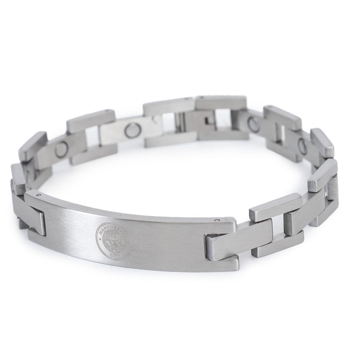 Manchester City FC Engraved Bracelet by Football>Premier League>Manchester City FC