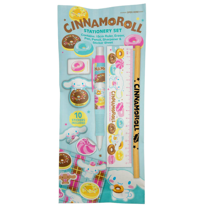 Cinnamoroll 6pc Stationery Set by Entertainment>TV Series>Cinnamoroll