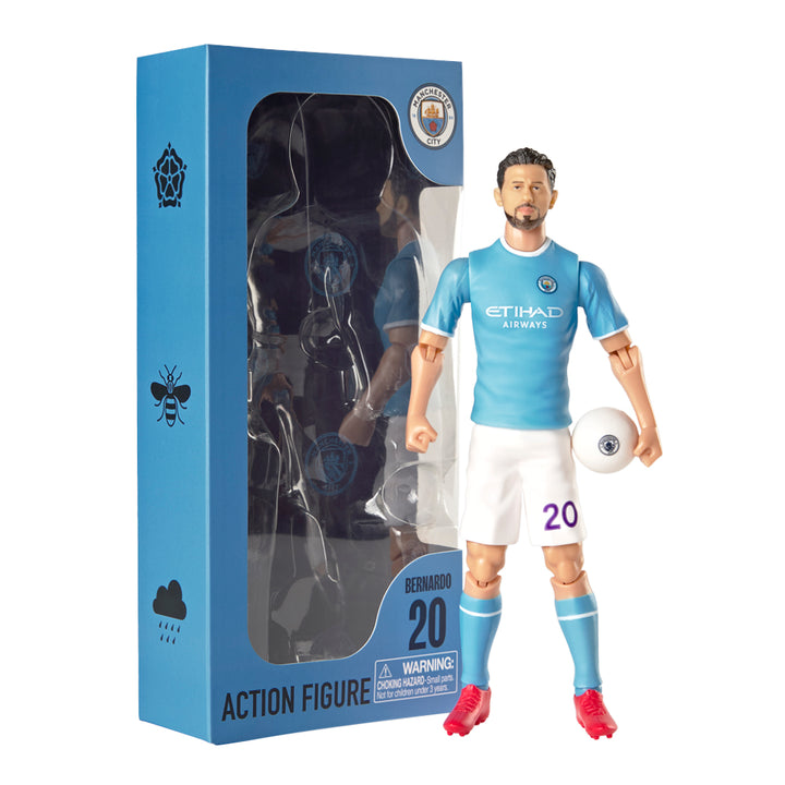 Manchester City FC Bernardo Silva 20cm Action Figure by Football>Premier League>Manchester United FC