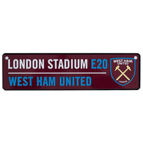 West Ham United FC Colour Window Sign