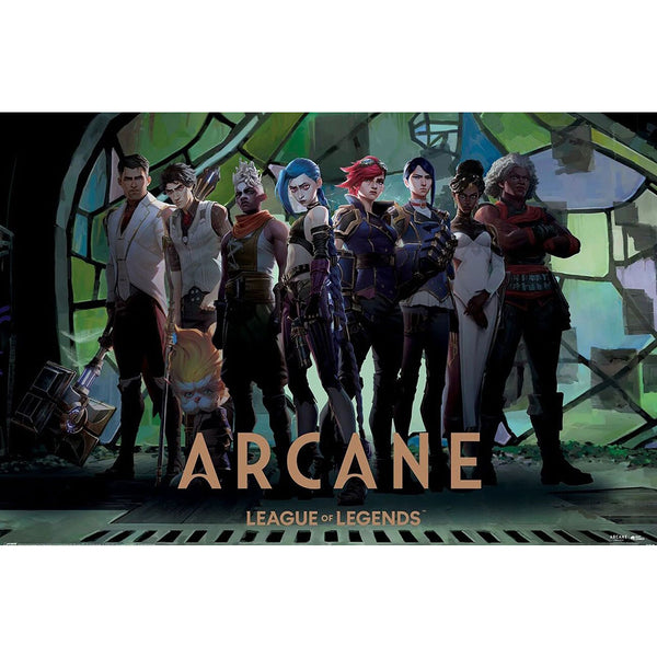 Arcane Zaun Arcade Poster 32