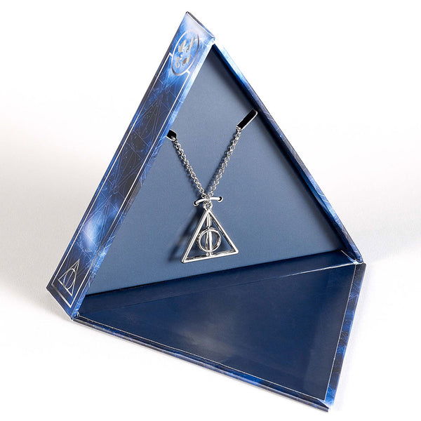 Harry Potter Spinning Deathly Hallows Necklace Gift Box