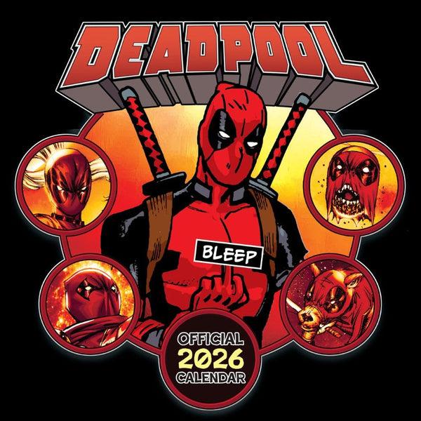Deadpool Square Calendar 2026