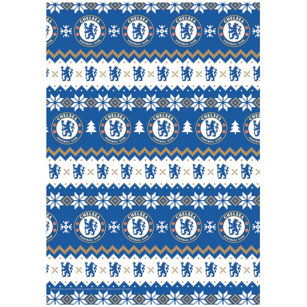 Chelsea FC Christmas Gift Wrap