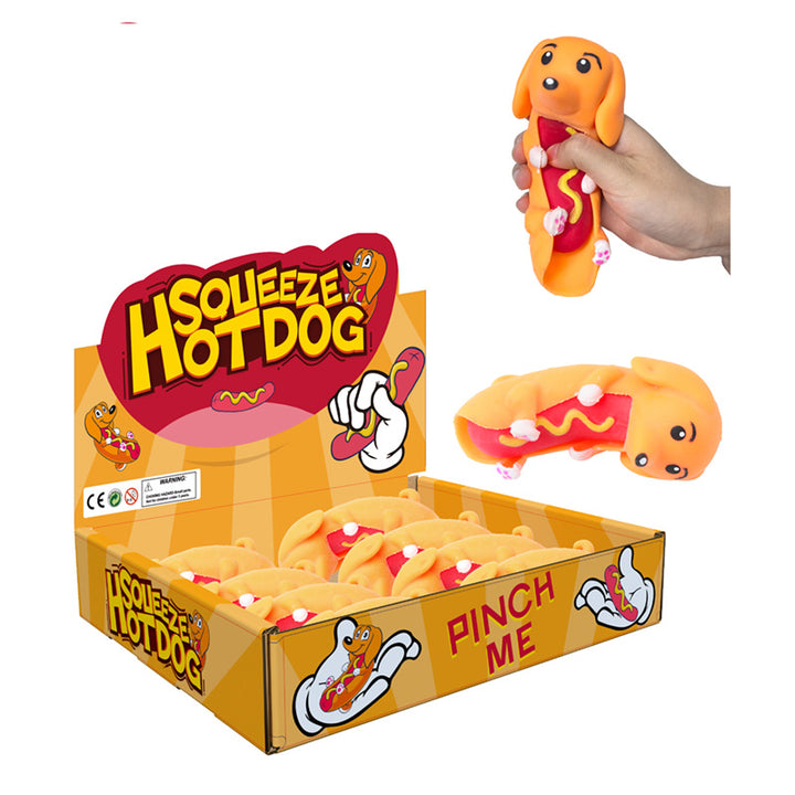 Stretchy Stress/Fidget Toy - Hot Dog Sausage Dog TY1018-0