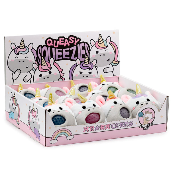 Queasy Squeezies Fidget Toy - Adoracorns Unicorn TY853-0