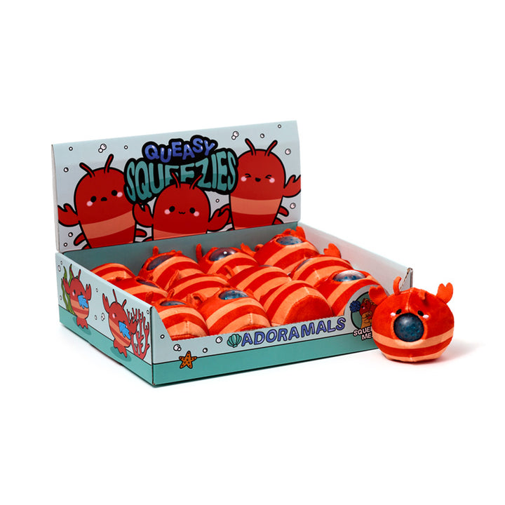 Queasy Squeezy Polyester Toy - Adoramals Lobster TY958-0