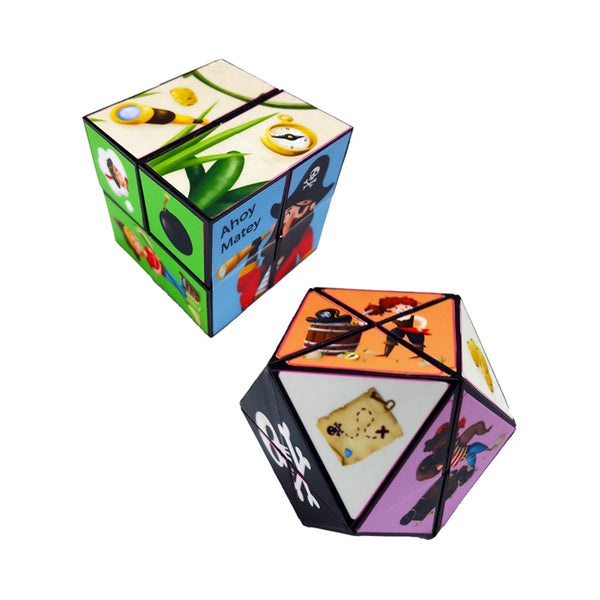 Puzzle Cube Toy - Jolly Rogers Pirate TY988 by Puckator