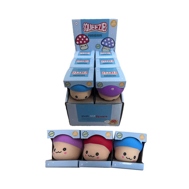Stretchy Squeezy Fidget Toy - Mushroom TY990 by Puckator