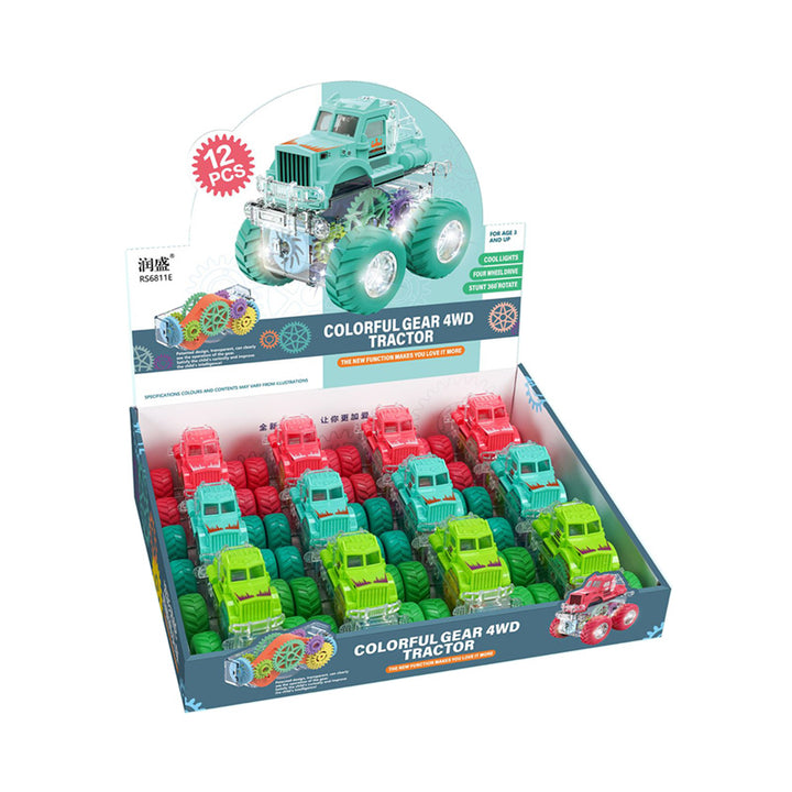 Kids Friction Action Toy - Stunt Tractor with Gears TY993-0