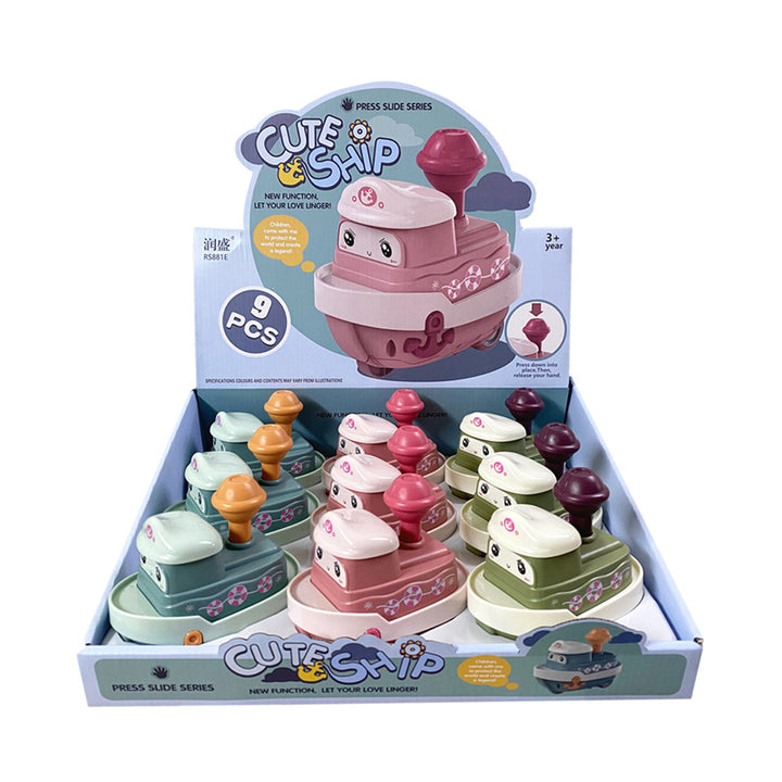 Kids Friction Action Toy - Cute Ship TY994-0