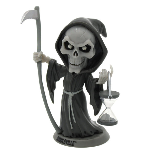 Tiny Terrors Grimm the Reaper Black & White Horror Figure by Retro-A-Go-Go