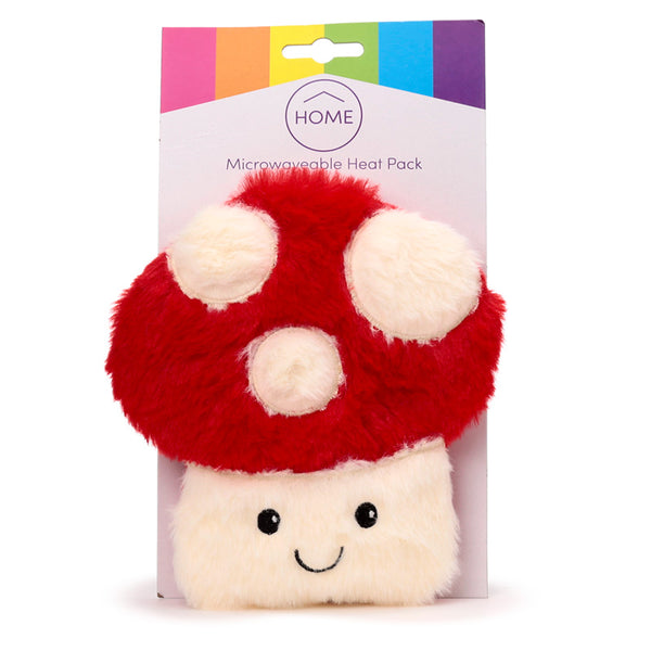 Microwavable Plush Wheat and Lavender Heat Pack - Mushroom/Toadstool WARM101 by Puckator