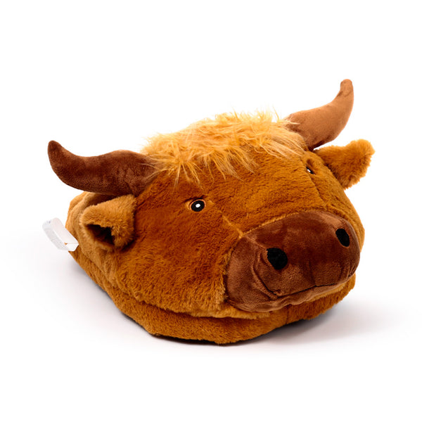 Plush Maxi Slipper Foot Warmer - Highland Coo WARM119-0