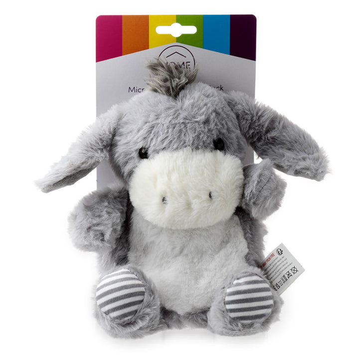 Microwavable Plush Heat Wheat Pack - Snuggables Donkey WARM90-0