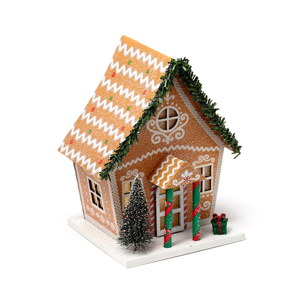 LED Decoration - Christmas Gingerbread House XHOU07-0