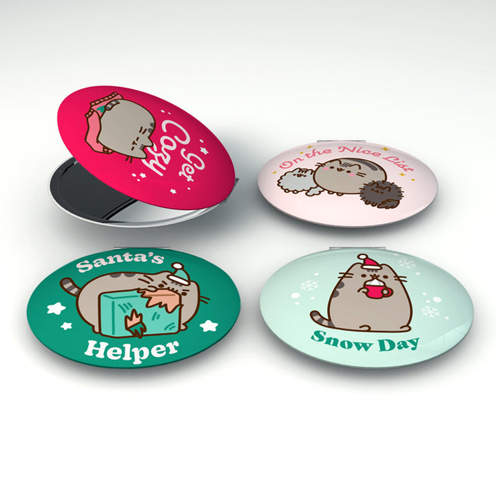 Compact Mirror - Get Ready for Christmas Pusheen the Cat XMIRR74 by Puckator