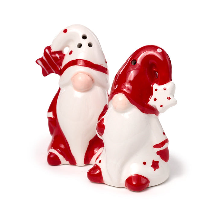 Novelty Ceramic Salt and Pepper - Christmas Gonk XSP106-0