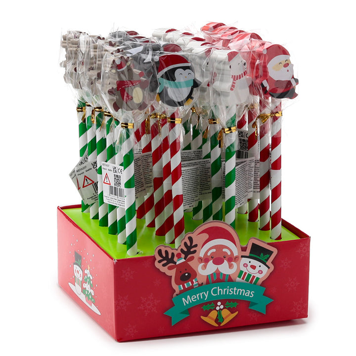 Pencil & Eraser Topper - Christmas Characters XSTA337-0