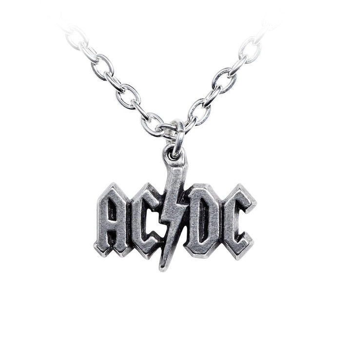 AC/DC: Lightning Logo Necklace Pendant by Alchemy of England