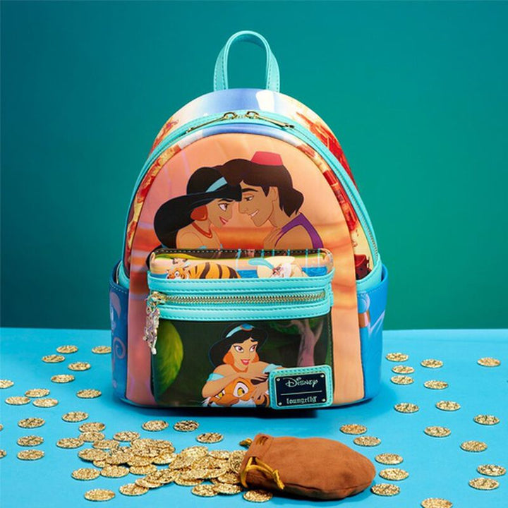 Aladdin Princess Scenes Mini Backpack by Loungefly