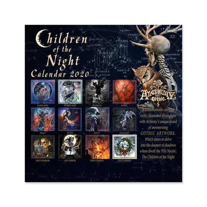 Alchemy "Children of the Night" 2020 Calendar by Alchemy of England