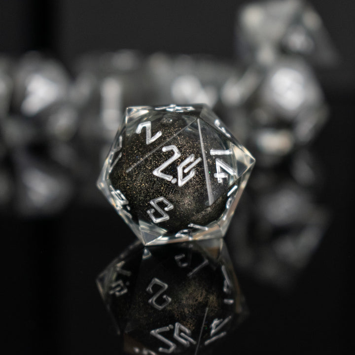 Ashes of My Enemies Liquid Core Dice Set by Misty Mountain Gaming