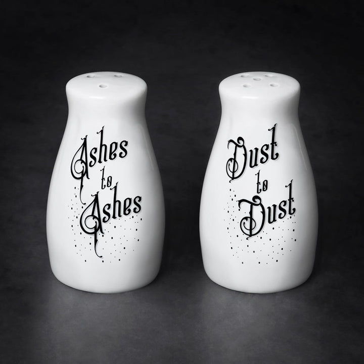 Ashes to Ashes/Dust to Dust Salt & Pepper Shaker Set by Alchemy of England