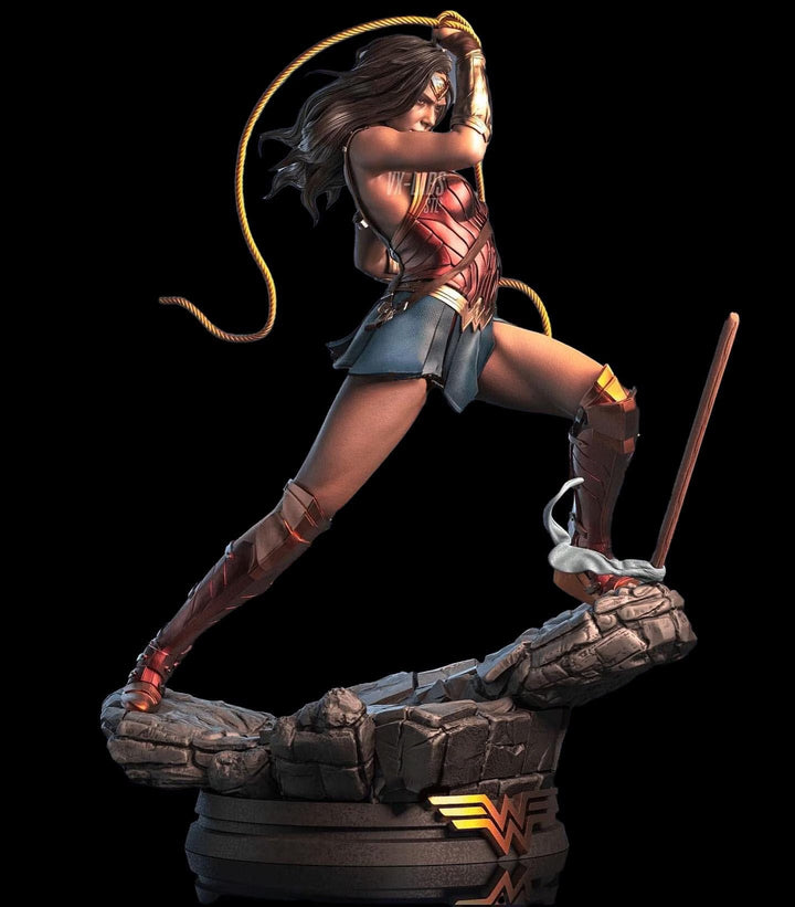 Wonder Woman High Quality STL File Ready to Print 3D Model