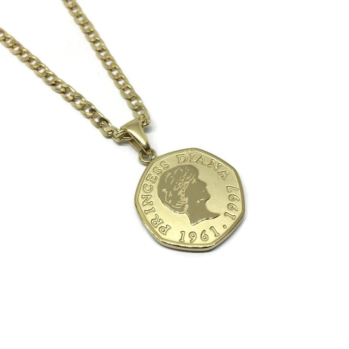 Gifts From The Crypt - Princess Diana 50 Pence Necklace-1