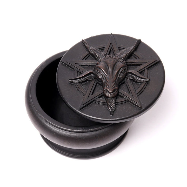 Bahomet Black Trinket Box by Alchemy of England