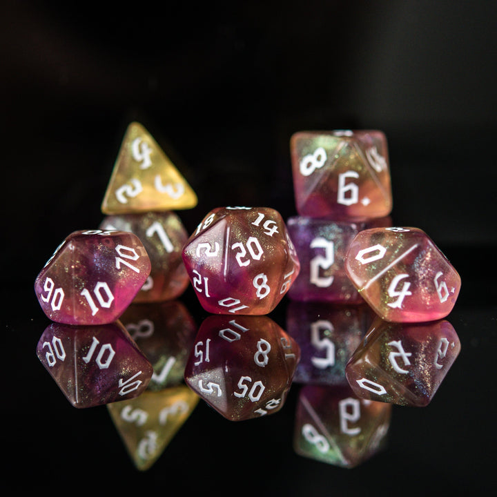 Barbarian Class Acrylic Dice Set by Misty Mountain Gaming