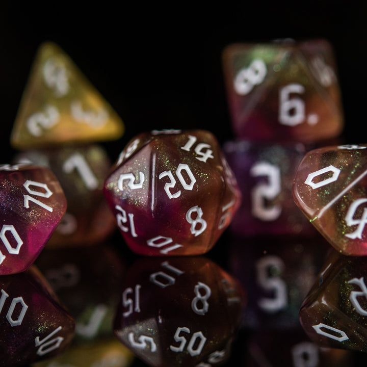 Barbarian Class Acrylic Dice Set by Misty Mountain Gaming