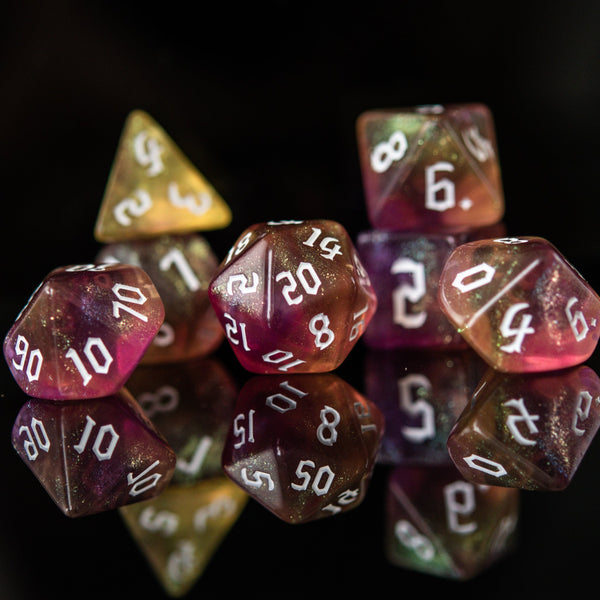 Barbarian Class Acrylic Dice Set by Misty Mountain Gaming