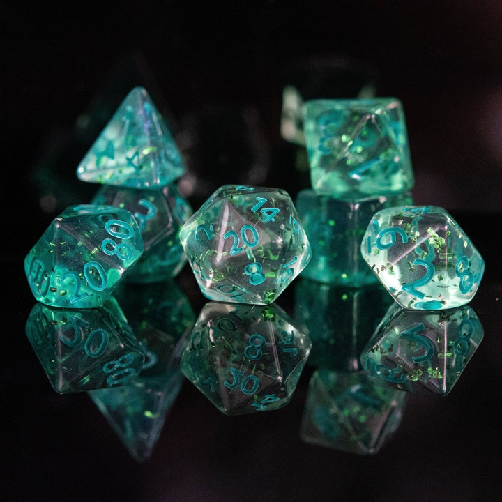 Bermuda Acrylic Dice Set by Misty Mountain Gaming