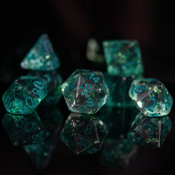 Bermuda Acrylic Dice Set by Misty Mountain Gaming