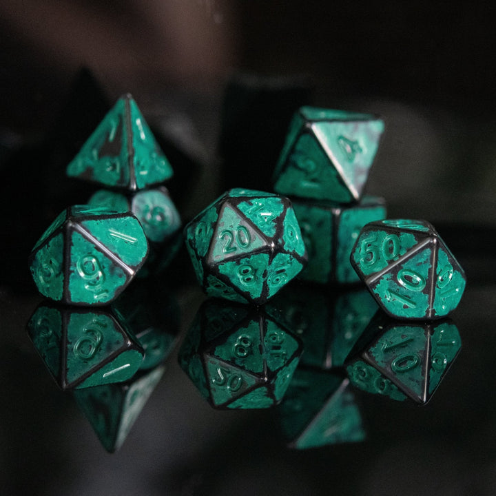 Biohazard Acrylic Dice Set by Misty Mountain Gaming