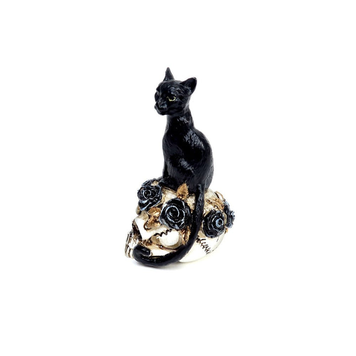 Black Cat Skull Miniature by Alchemy of England