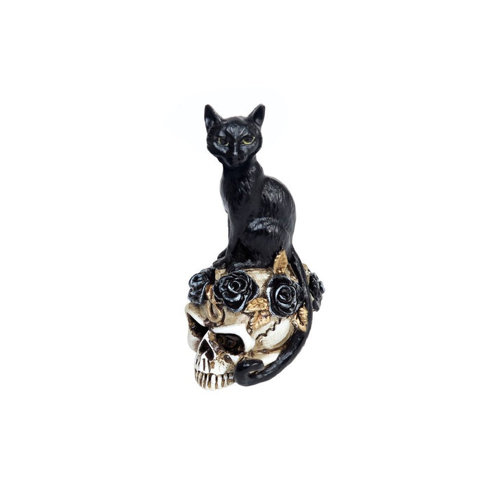 Black Cat Skull Miniature by Alchemy of England