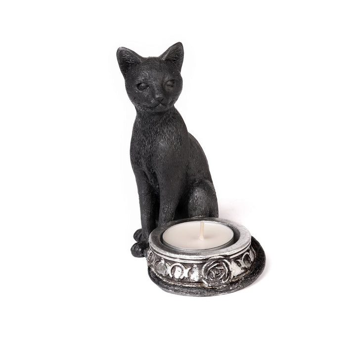 Black Cat Tea Light Holder by Alchemy of England