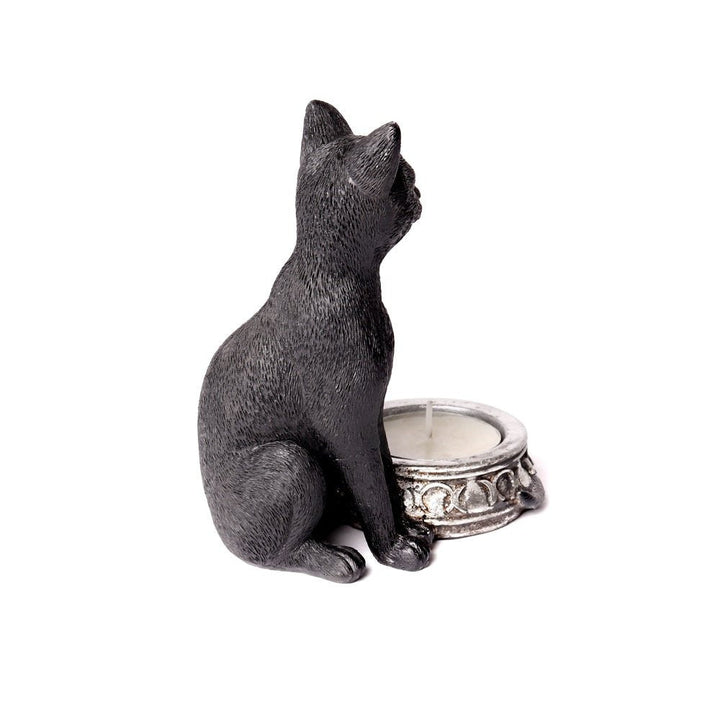 Black Cat Tea Light Holder by Alchemy of England