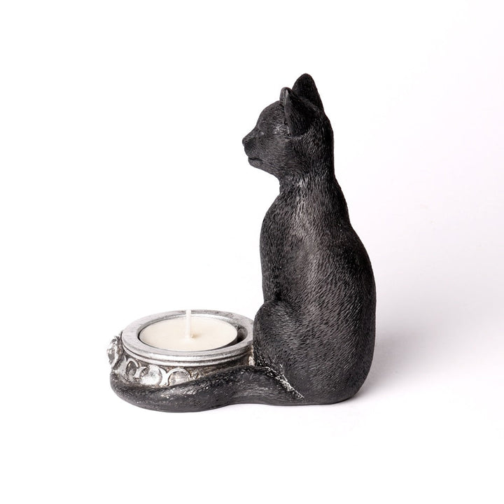 Black Cat Tea Light Holder by Alchemy of England